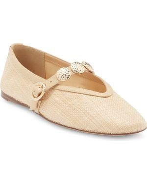 Steve Madden Leia Woven Flat - Natural