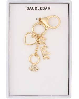BaubleBar Finally The Bride Bag Charm - White