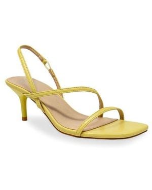 In Touch Footwear Nailee Kitten Heel Sandal - Metallic