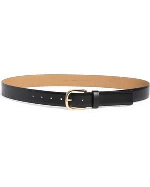 Kate Spade Feather Edge Leather Belt - White