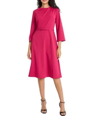 Maggy London Bow Twist Sheath Dress - Pink