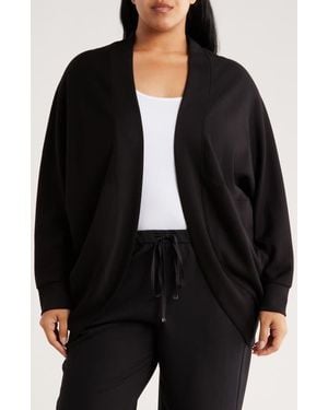Caslon Long Sleeve Cocoon Cardigan - Black
