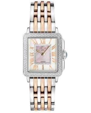 Gv2 Diamond Mother-of-Pearl Bracelet Watch - White