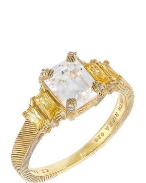 Judith Ripka Cubic Zirconia Ring - Metallic