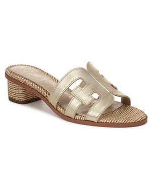 Sam Edelman Illie Block Heel Slide Sandal - Multicolor