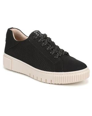 Naturalizer Turner Perforated Platform Sneaker - Black