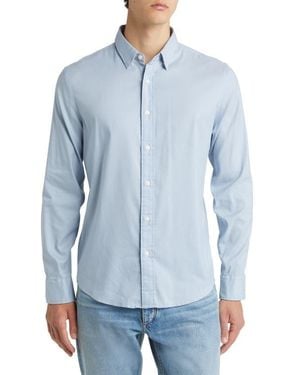 Faherty The Movement Button-Up Shirt - Blue