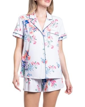 In Bloom Ramona Floral Pajamas - White