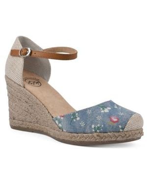 White Mountain Mamba Espadrille Wedge Sandal - Multicolor