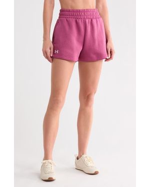 Under Armour Rival Fleece Shorts - Pink
