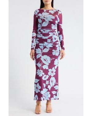 AFRM LOS ANGELES Ollie Long Sleeve Dress - Multicolor