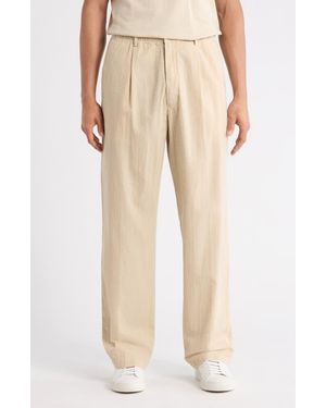 BUCK MASON Romeo Seersucker Pants - Natural