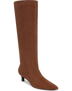 Nordstrom Dauphine Kitten Heel Knee High Boot - Brown