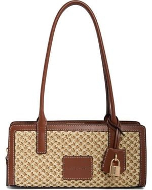Marc Jacobs Woven Satchel Shoulder Bag - Brown