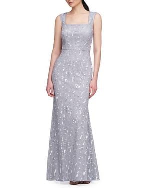 JS Collections Haden Mermaid Gown - Purple