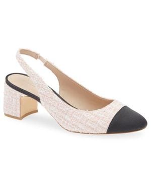 Stuart Weitzman Milla 55 Slingback Pump - Natural