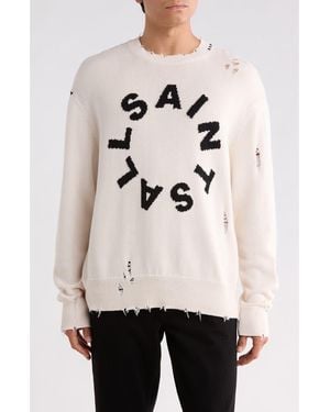 AllSaints Diageo Crewneck Sweater - White
