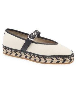 Madewell The Remy Espadrille Mary Jane Flat - White