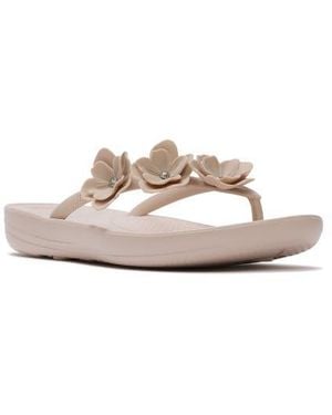 Fitflop Iqushion Flower Flip Flop - Pink