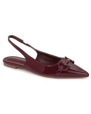 BERNESS Bit Slingback Flat - Red