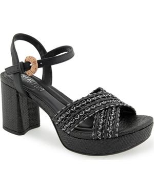 Kenneth Cole Reeva Platform Sandal - Black