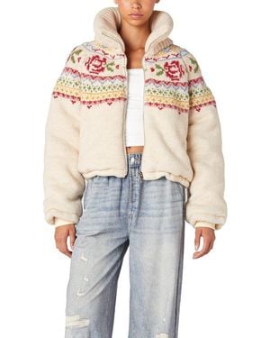 Blank NYC Knit Puffer Jacket - Multicolor