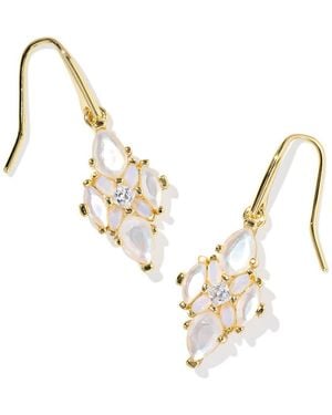 Kendra Scott Abbie Crystal Drop Earrings - Metallic