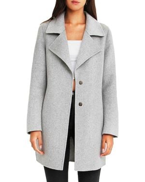 Belle & Bloom Ex-Boyfriend Wool Blend Oversized Jacket - Gray