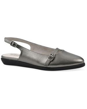 White Mountain Milona Slingback Flat - White