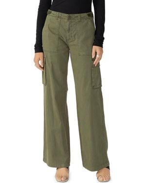 Sanctuary Reissue Wide Leg Cargo Pants - Green