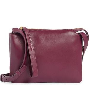Vince Camuto Laney Leather Crossbody Bag - Purple