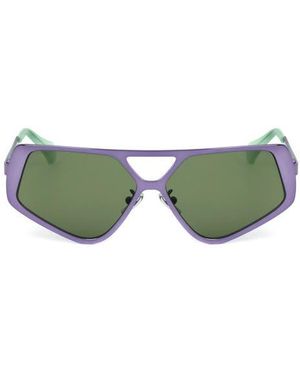Retrosuperfuture 58Mm Geometric Sunglasses - Green