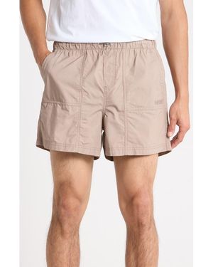 DKNY Drawcord Waist Cotton Shorts - Multicolor