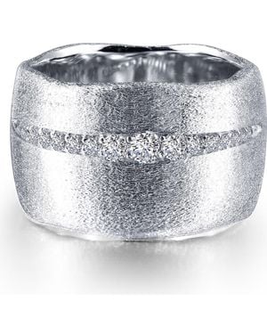 Lafonn Simulated Diamond Cigar Band - White