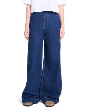Twp Mcdougal Wide Leg Jeans - Blue
