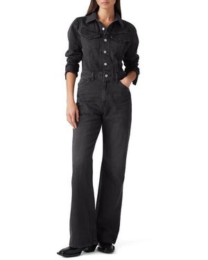 Levi's Western Long Sleeve Denim Jumpsuit - Black