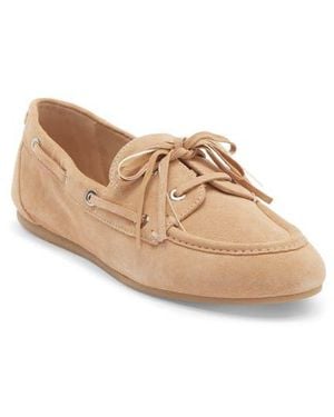 Stuart Weitzman Tinsley Moc Toe Loafer - Natural