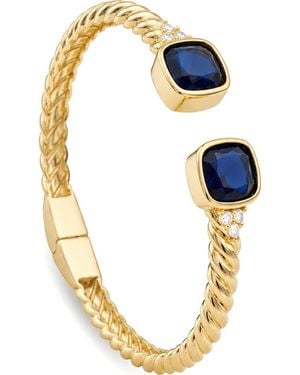 Saachi Cable Cuff Bracelet - Metallic