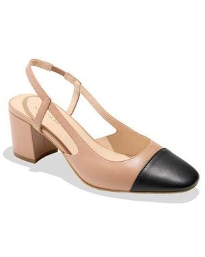 Jack Rogers Summer Cap Toe Slingback Sandal - Natural