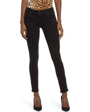Hudson Jeans Collin Ankle Skinny Jeans - Black