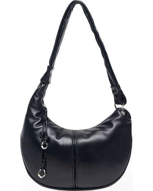 orYANY Becca Leather Shoulder Bag - Blue