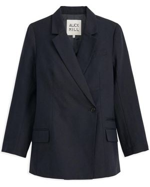 Alex Mill Soho Linen & Cotton Blazer - Blue