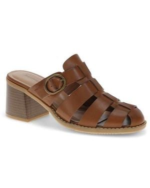 BareTraps Whitnie Block Heel Sandal - Brown