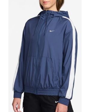 Nike Classic Hooded Zip Jacket - Blue