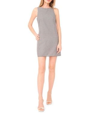 1.STATE Open Back Sleeveless Shift Dress - Multicolor