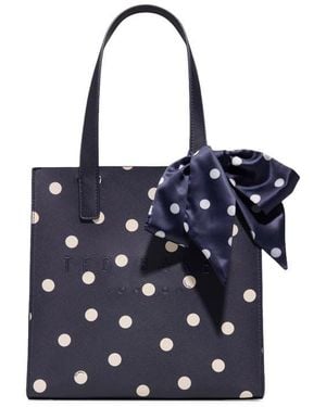 Ted Baker Seacon Croc Embossed Tote - Blue