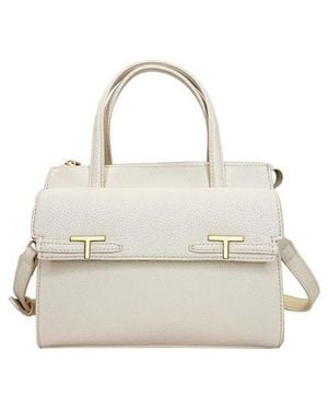 Tahari Mini Satchel Bag - Natural