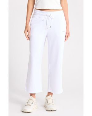 DKNY Drawstring Waist Crop Pants - Blue