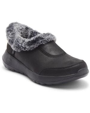 Skechers Faux Fur Lined Slip On - Gray