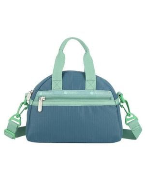 LeSportsac Small Round Water Repellent Satchel - Blue